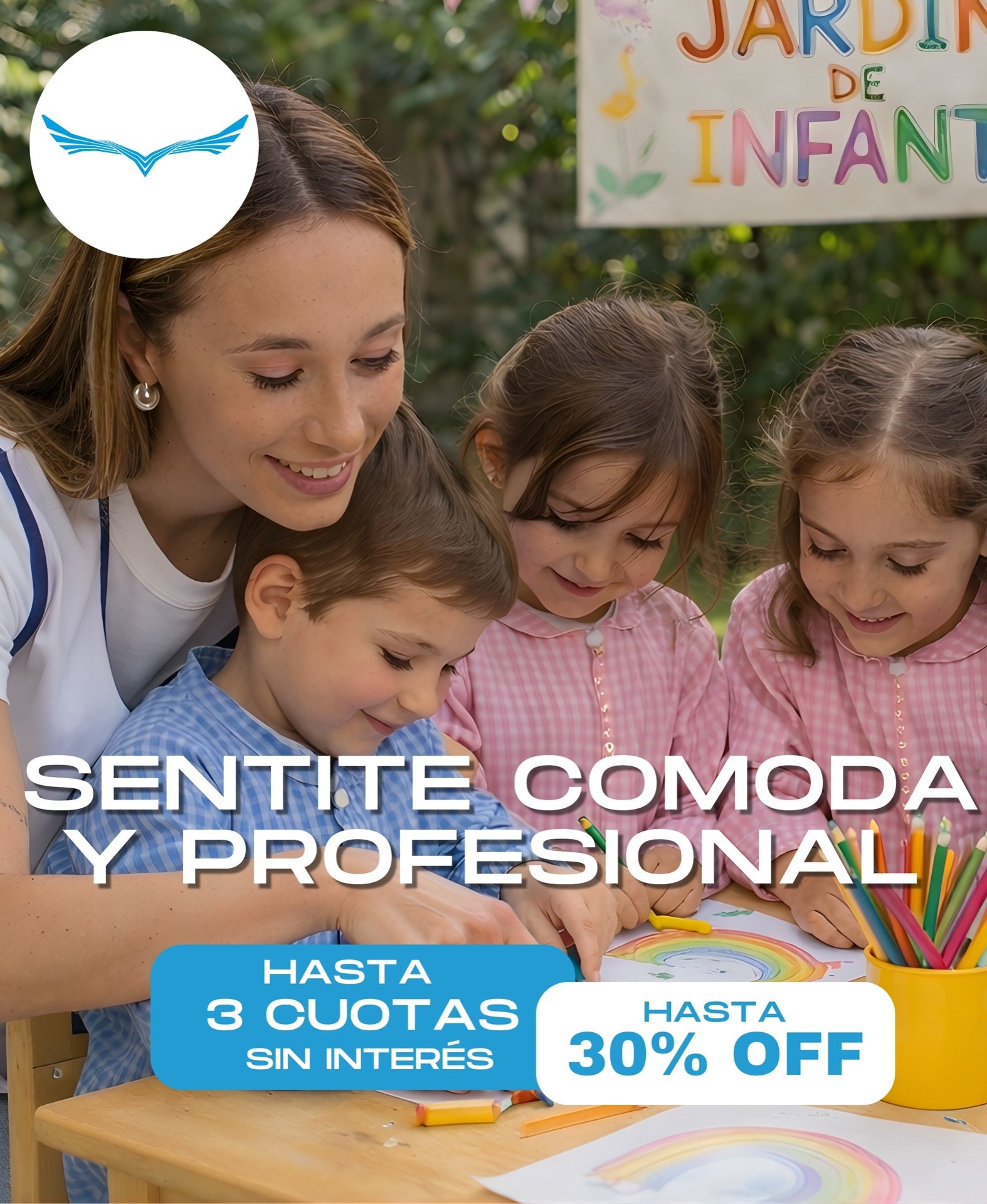 Banner mobile Lazzul - Ambo y delantal para maestra jardinera