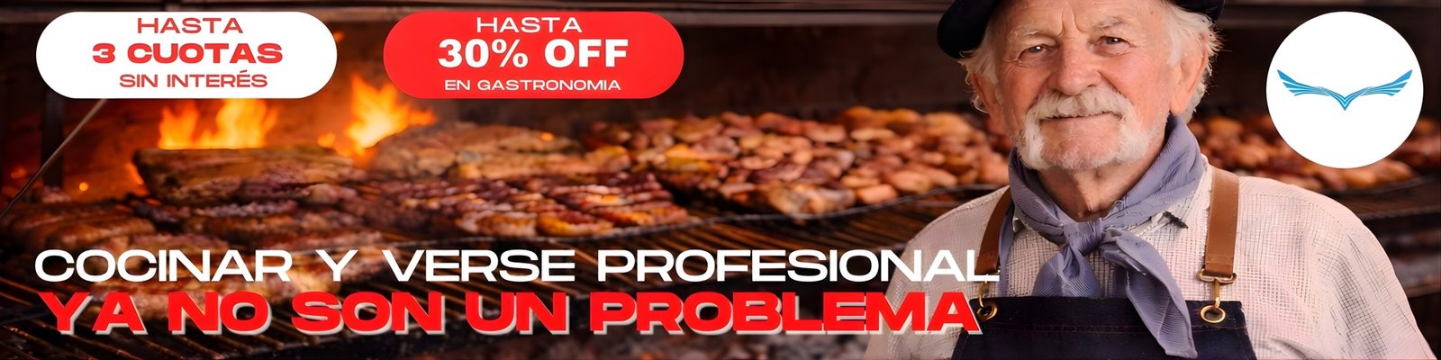 Banner desktop Lazzul - Delantal gastronomico parrillero profesional