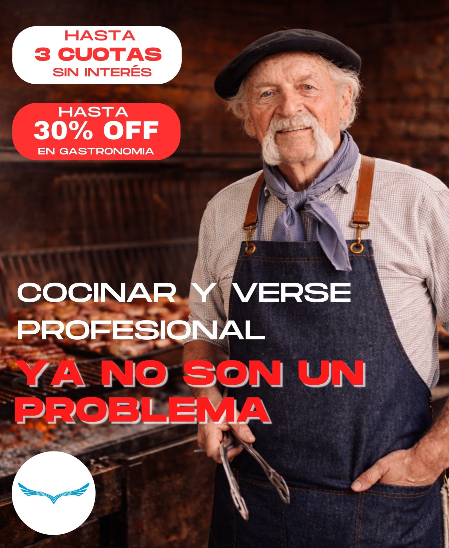 Banner mobile Lazzul - Delantal gastronomico para parrillero