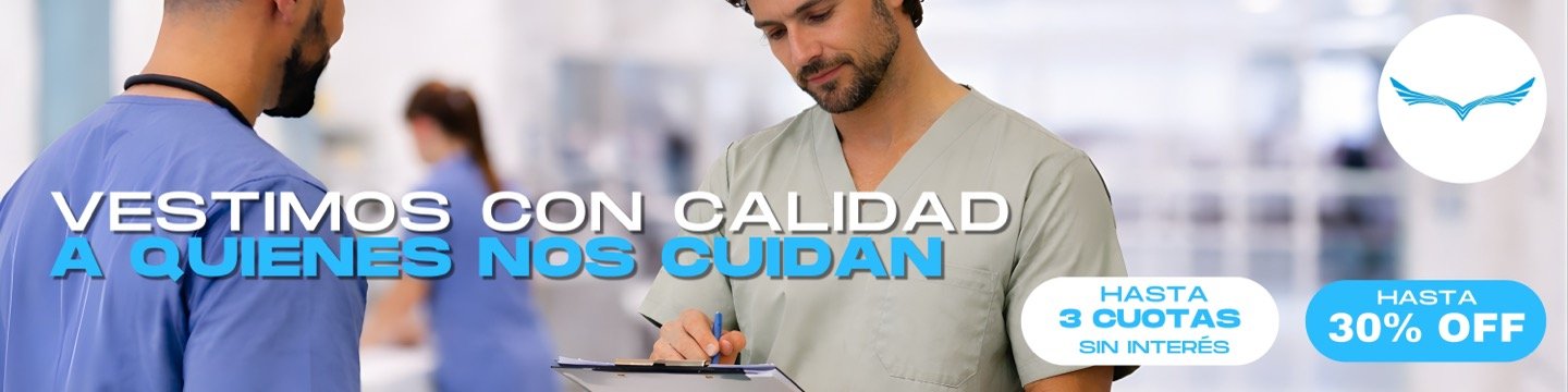 Banner MercadoLibre Lazzul - Vestimos con calidad a quienes nos cuidan - salud