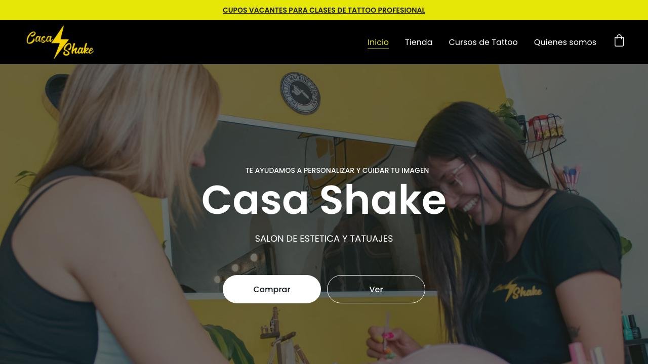 Casa Shake - Estetica y Tattoo - Efectos Virales portfolio