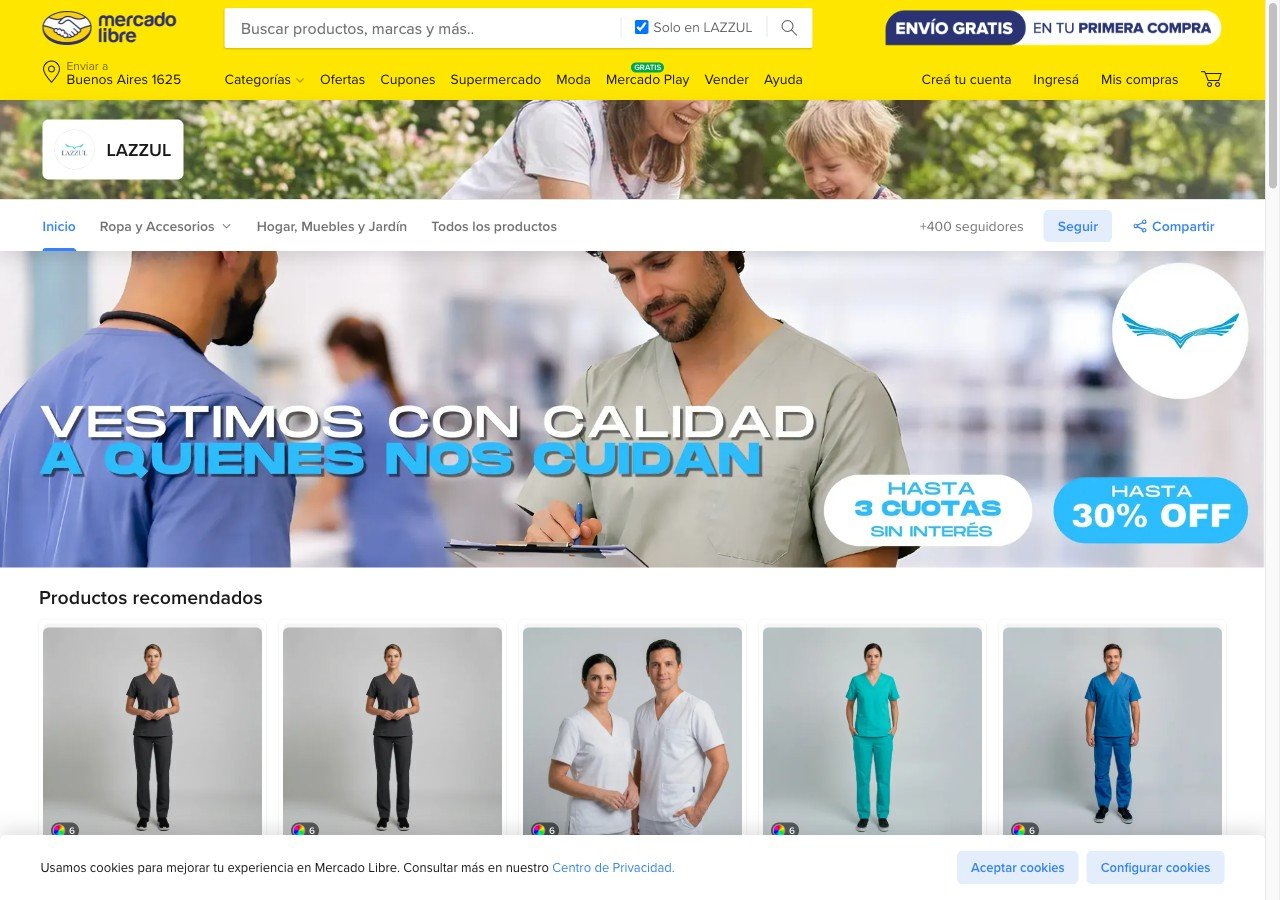 Lazzul - Tienda MercadoLibre - Efectos Virales portfolio