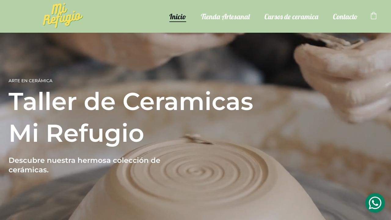 Mi Refugio - Taller de Ceramicas - Efectos Virales portfolio