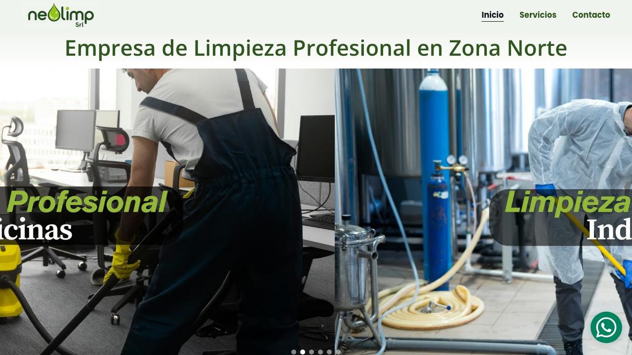 NeoLimp - Servicios de Limpieza - Efectos Virales portfolio