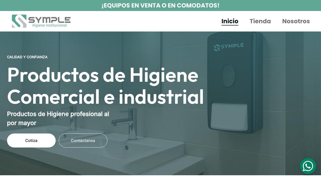 Symple Higiene - Productos Comerciales - Efectos Virales portfolio
